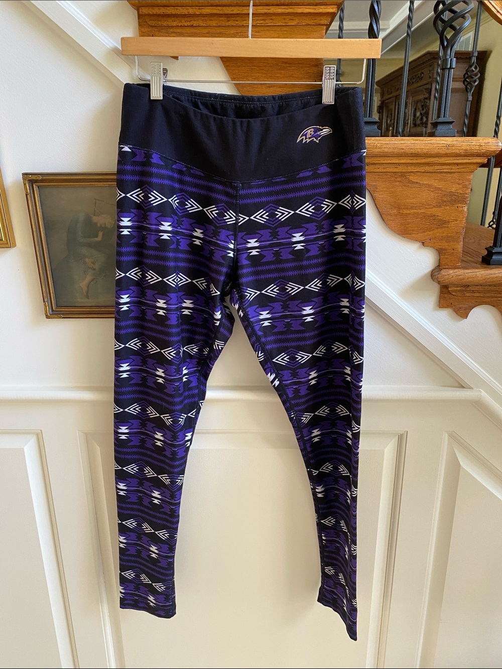 RAVENS NFL Team Apparel Stretch Leggings Pants